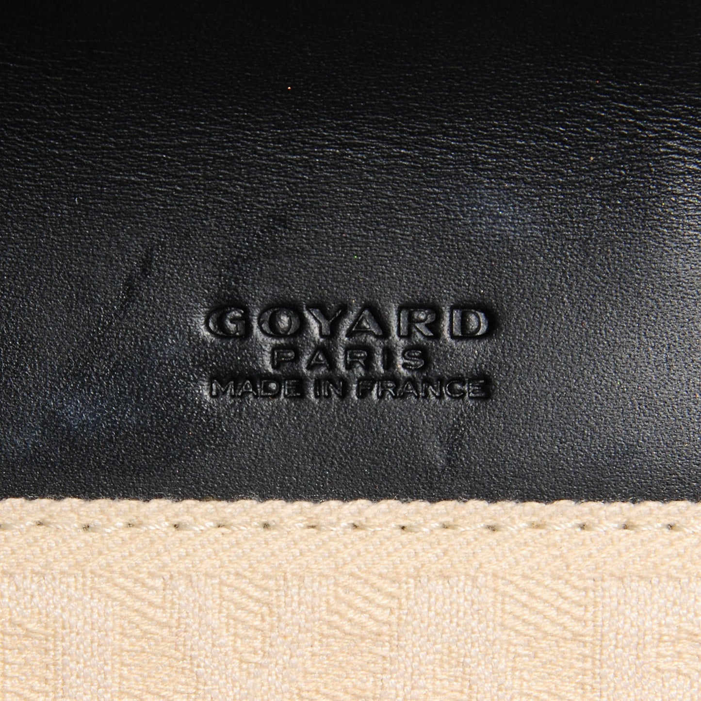 Goyardine Monte Carlo Bois Clutch Black