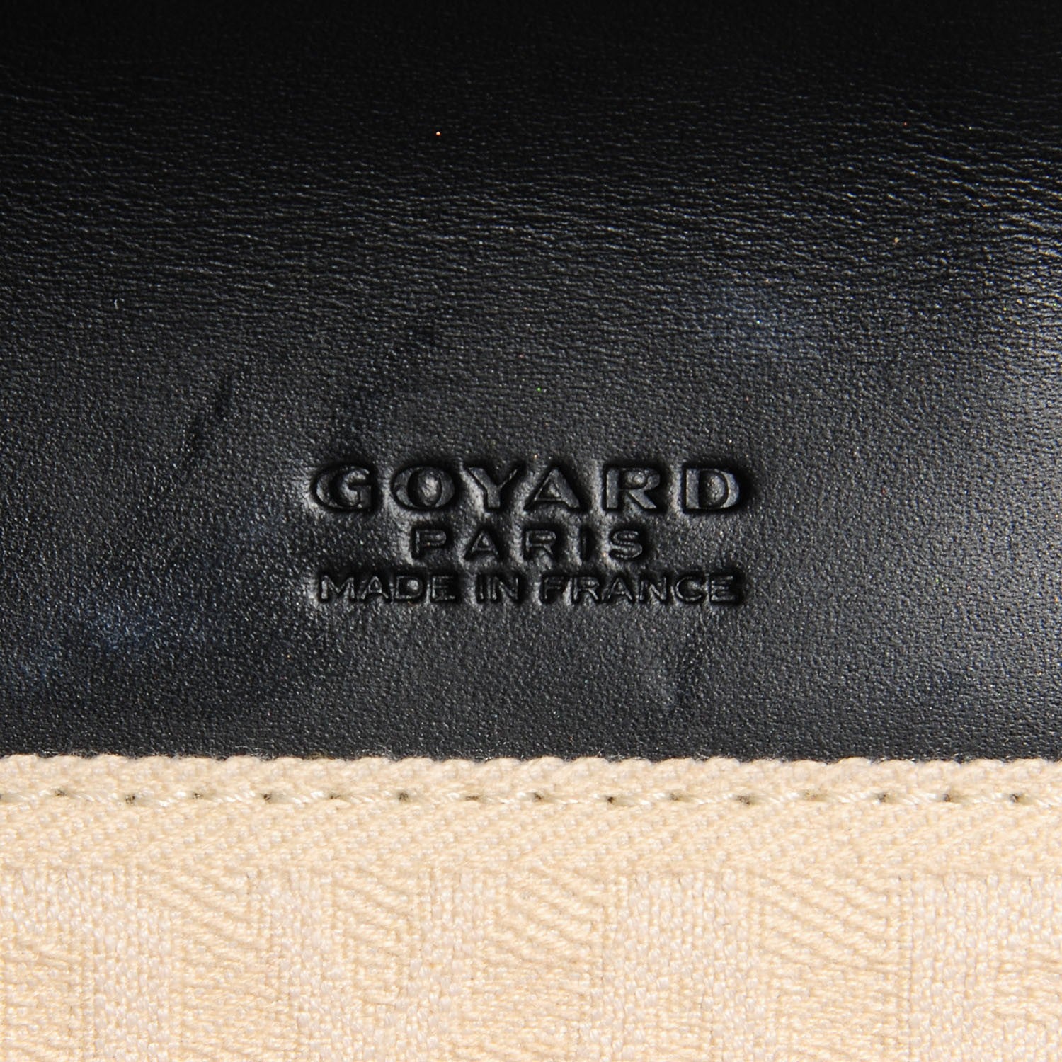 Goyard Goyardine Monte Carlo Bois Clutch Black 6 of 9