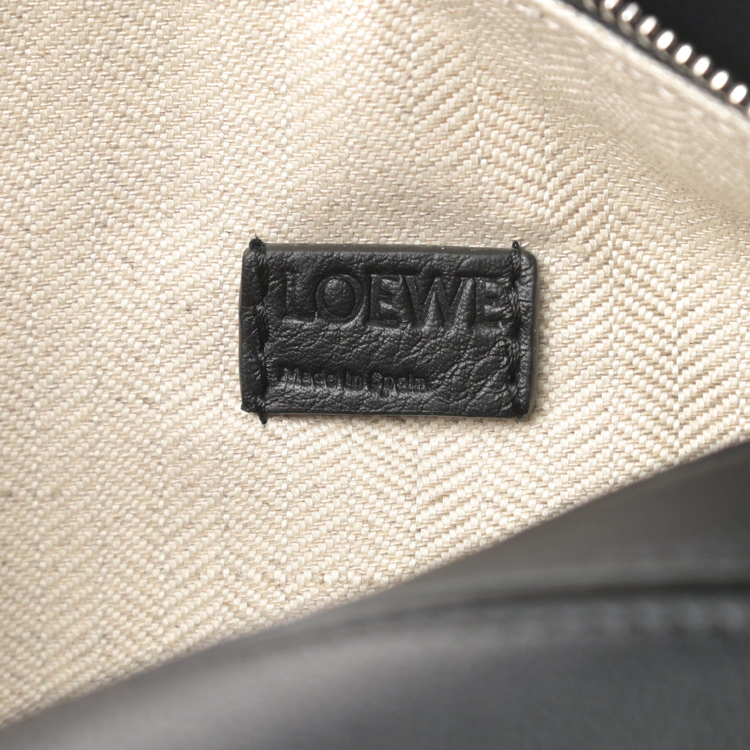 Loewe Calfskin Mini Puzzle Bag Black 6 of 11