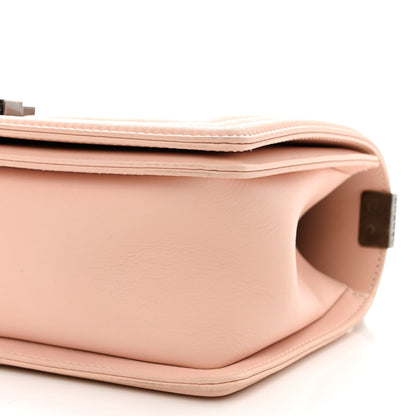 Chanel Calfskin Quilted Medium Boy Flap Light Pink 10 of 11