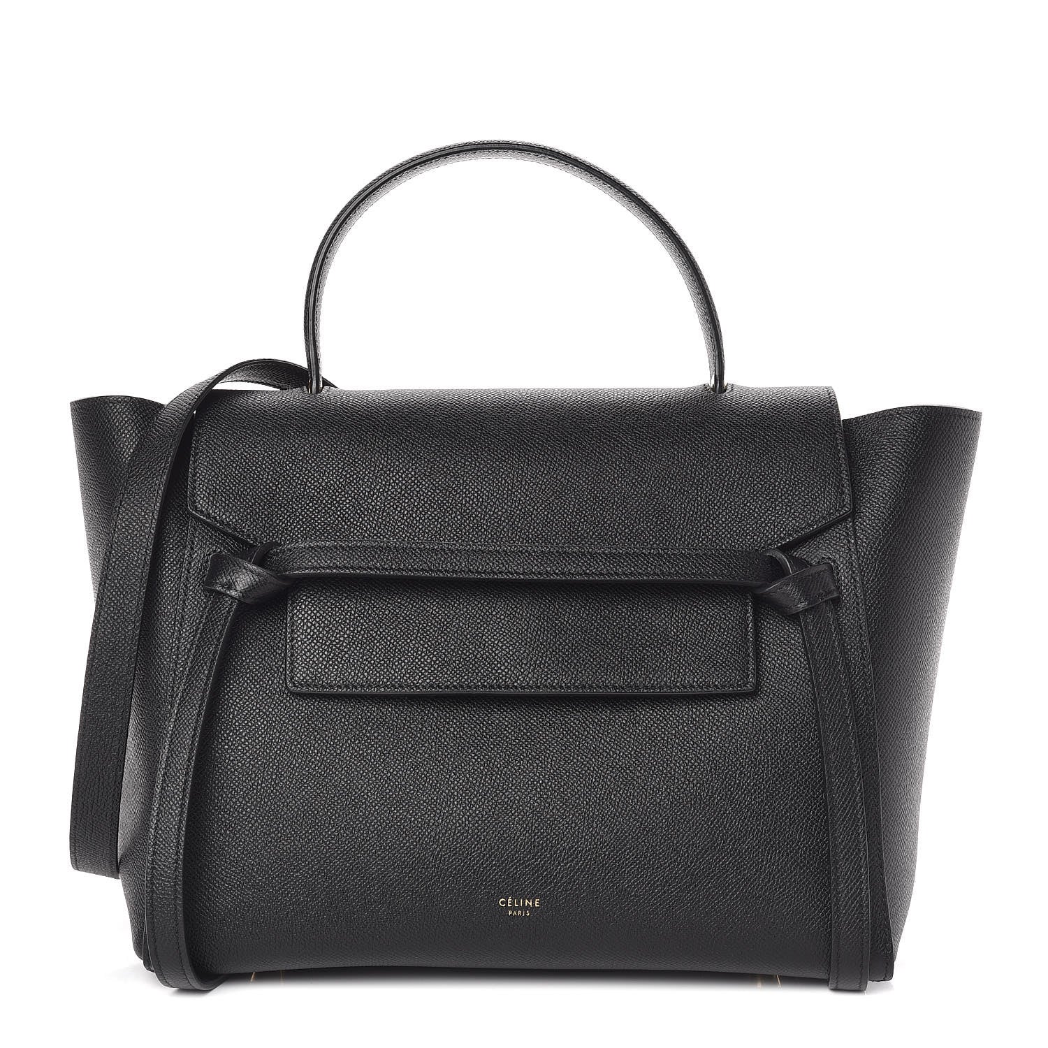 Celine Grained Calfskin Mini Belt Bag Black 1 of 13
