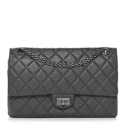 Chanel Aged Calfskin Quilted 2.55 Reissue 226 Flap Grey 1 of 11