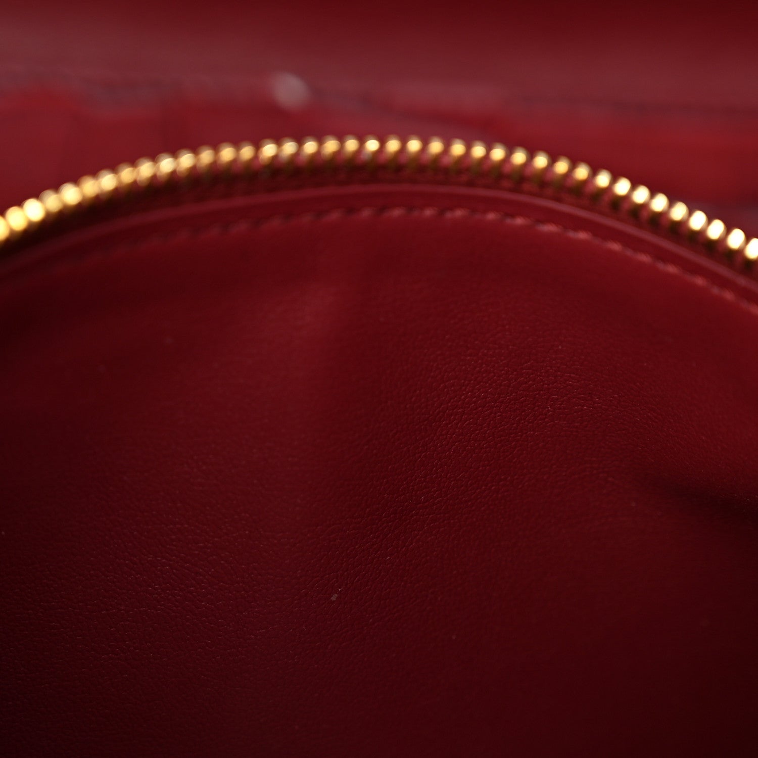 Chanel Calfskin Crocodile Embossed Archetype Small Shopping Tote Burgundy 11 of 11