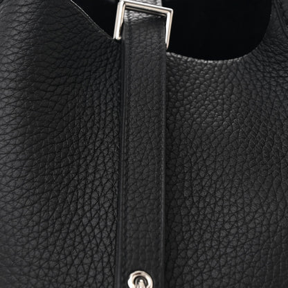 Hermes Taurillon Clemence Picotin Lock 18 PM Black 7 of 10