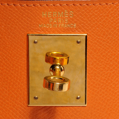 Hermes Epsom Kelly Retourne 28 Orange 7 of 11
