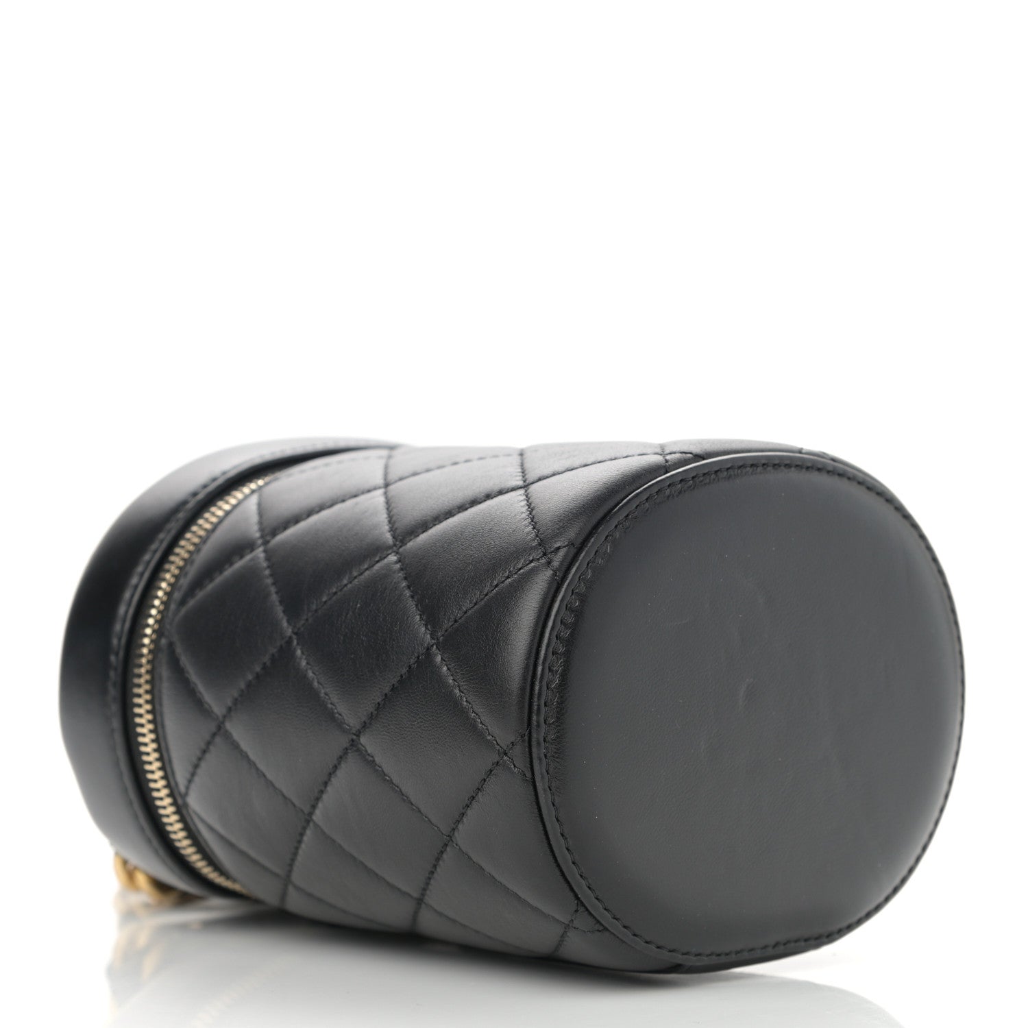 Chanel Lambskin Quilted Small Vanity Case Black 4 of 14