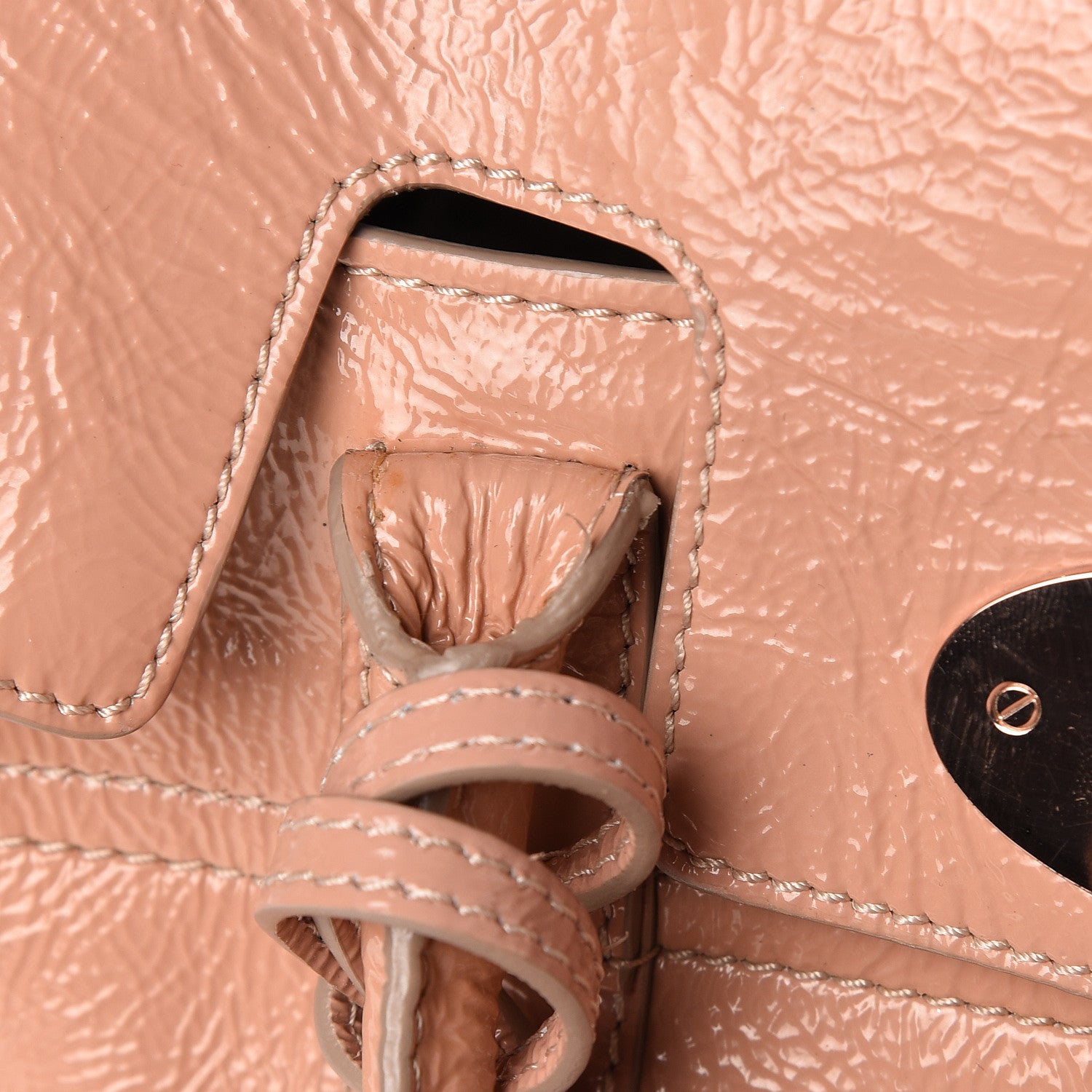 Mulberry Wrinkled Patent Small Bayswater Plaster Pink 15 of 22