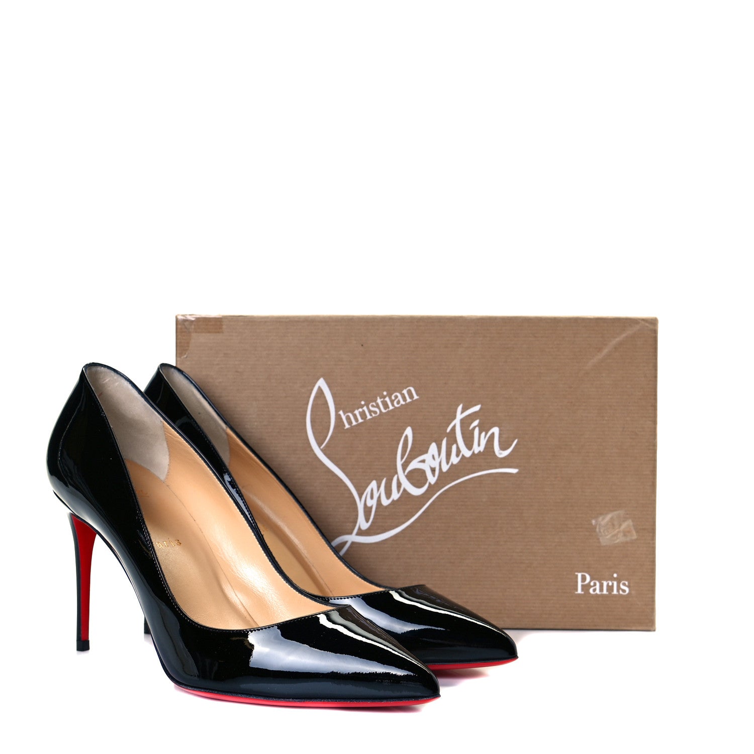 Christian Louboutin Patent Pigalle Follies 85 Pumps 41 Black 9 of 9