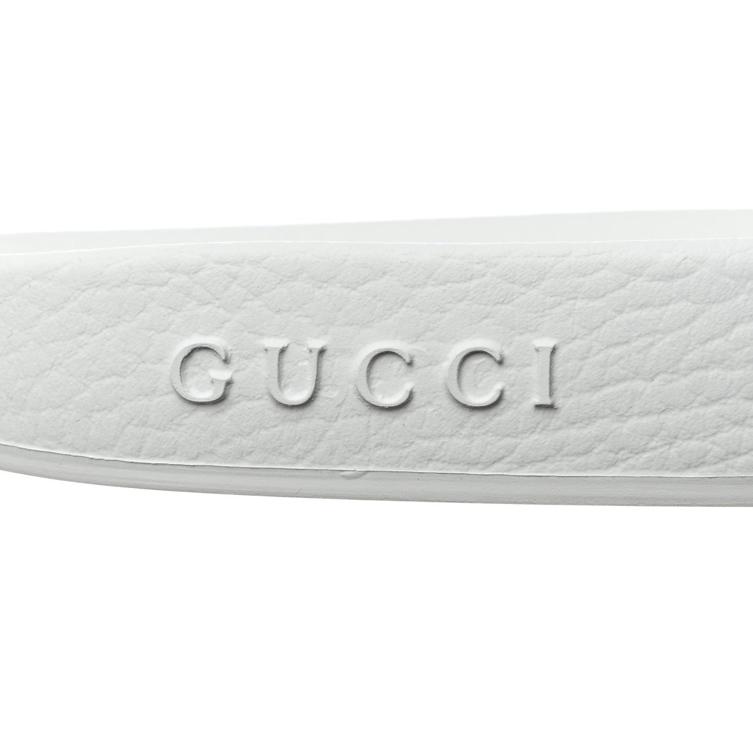 Gucci Rubber Mens Pursuit Slide Sandals 11 Great White Green Red 6 of 9