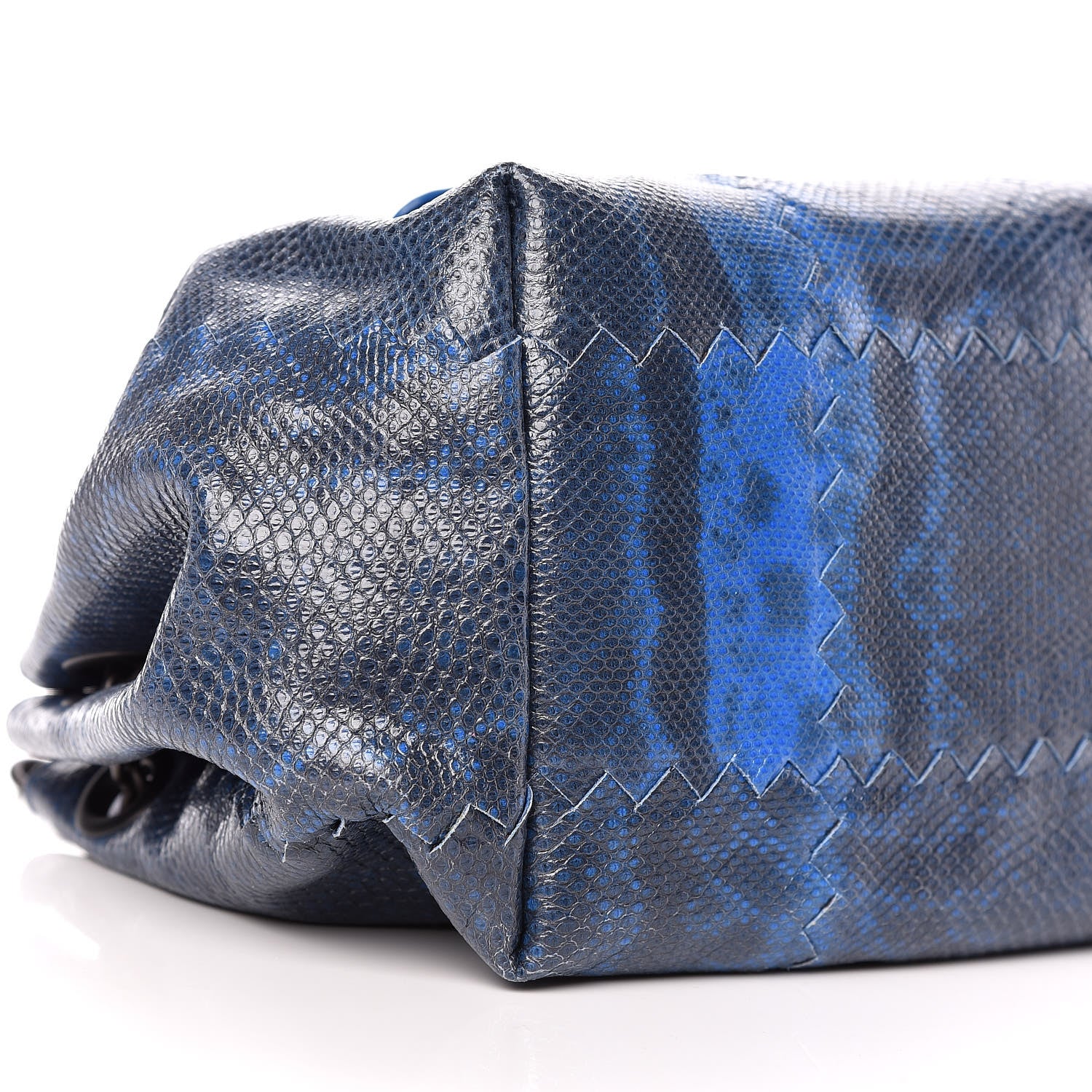 Bottega Veneta Vesuvio Karung Nappa Intrecciato Cravatteria Small Flap Shoulder Bag Bleuette 11 of 12