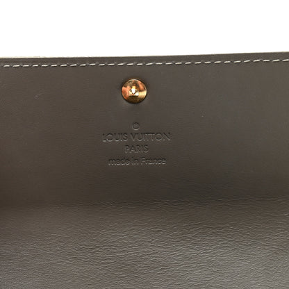 Louis Vuitton Vernis Sarah Wallet Gris Art Deco 6 of 7