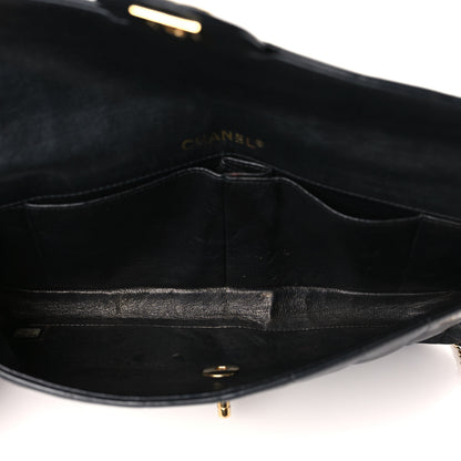 Chanel Lambskin East West Chocolate Bar Flap Black 6 of 11