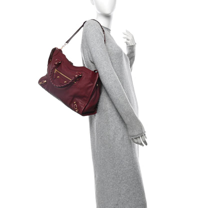 Balenciaga Chevre Hamilton Giant 12 Gold Hardware City Bordeaux 2 of 16