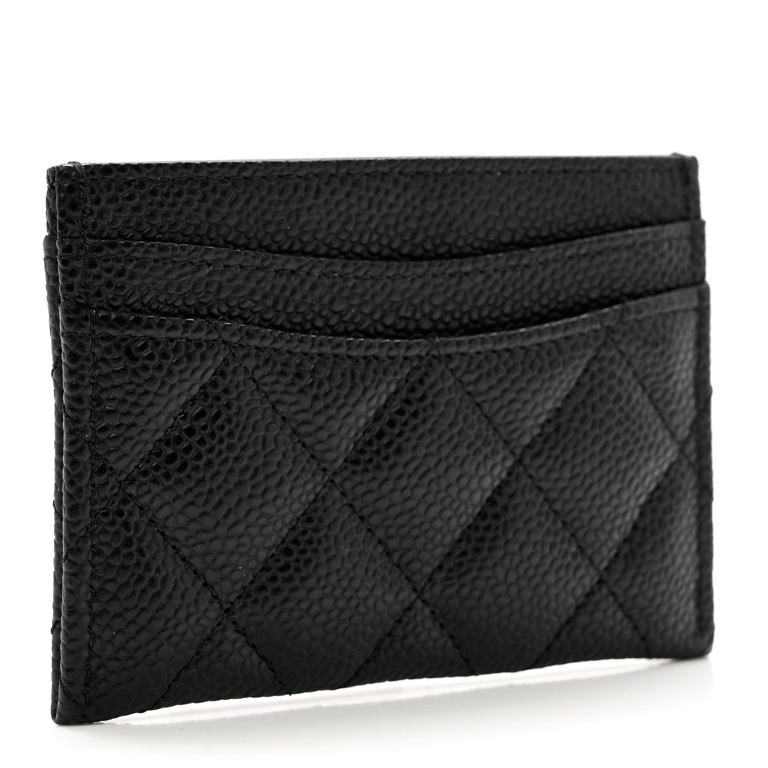 Chanel Caviar Quilted Card Holder Black 3 of 9