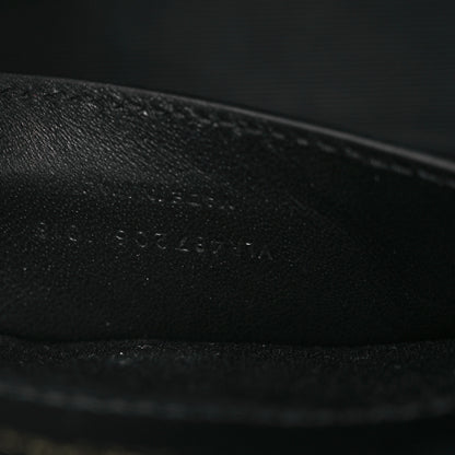 Saint Laurent Grain De Poudre Textured Mixed Matelasse Triquilt Medium Monogram Satchel Black 7 of 12
