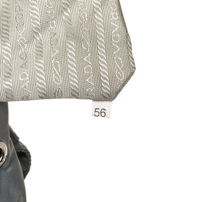 Prada Nylon Vela Double Buckle Backpack Grey 6 of 14