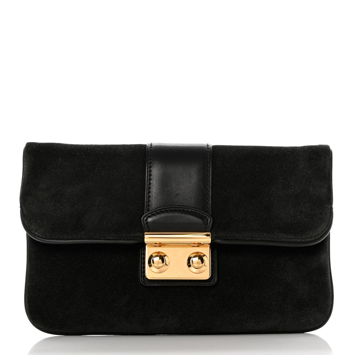 Suede Sofia Coppola Slim Clutch MM