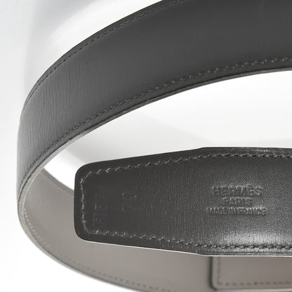 Hermes Box Reversible 32mm Belt Strap 70 Graphite Gris Perle 6 of 10