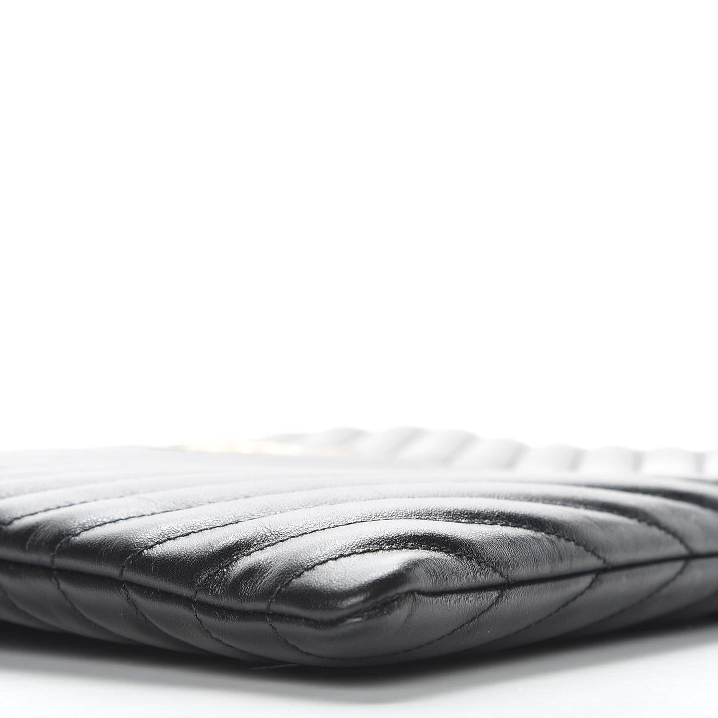 Calfskin Matelasse Monogram Cassandre Tablet Pouch Black