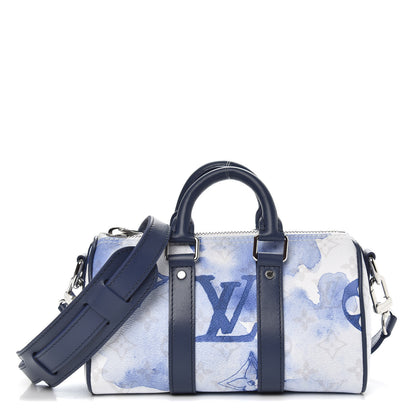 Louis Vuitton Monogram Watercolor Keepall XS Blue 1 of 8