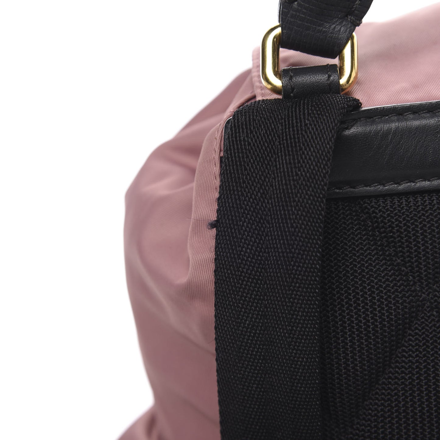 Nylon Small Rucksack Backpack Mauve Pink