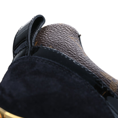 Louis Vuitton Suede Monogram Run Away Sneakers 36 Black 11 of 13