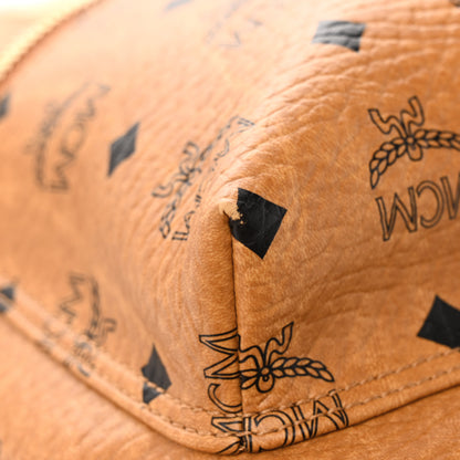 MCM Visetos Crown Stud Medium Stark Backpack Cognac 12 of 18