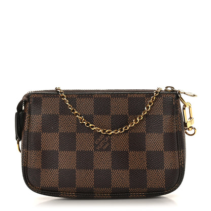 Louis Vuitton Damier Ebene Mini Pochette Accessories 1 of 9