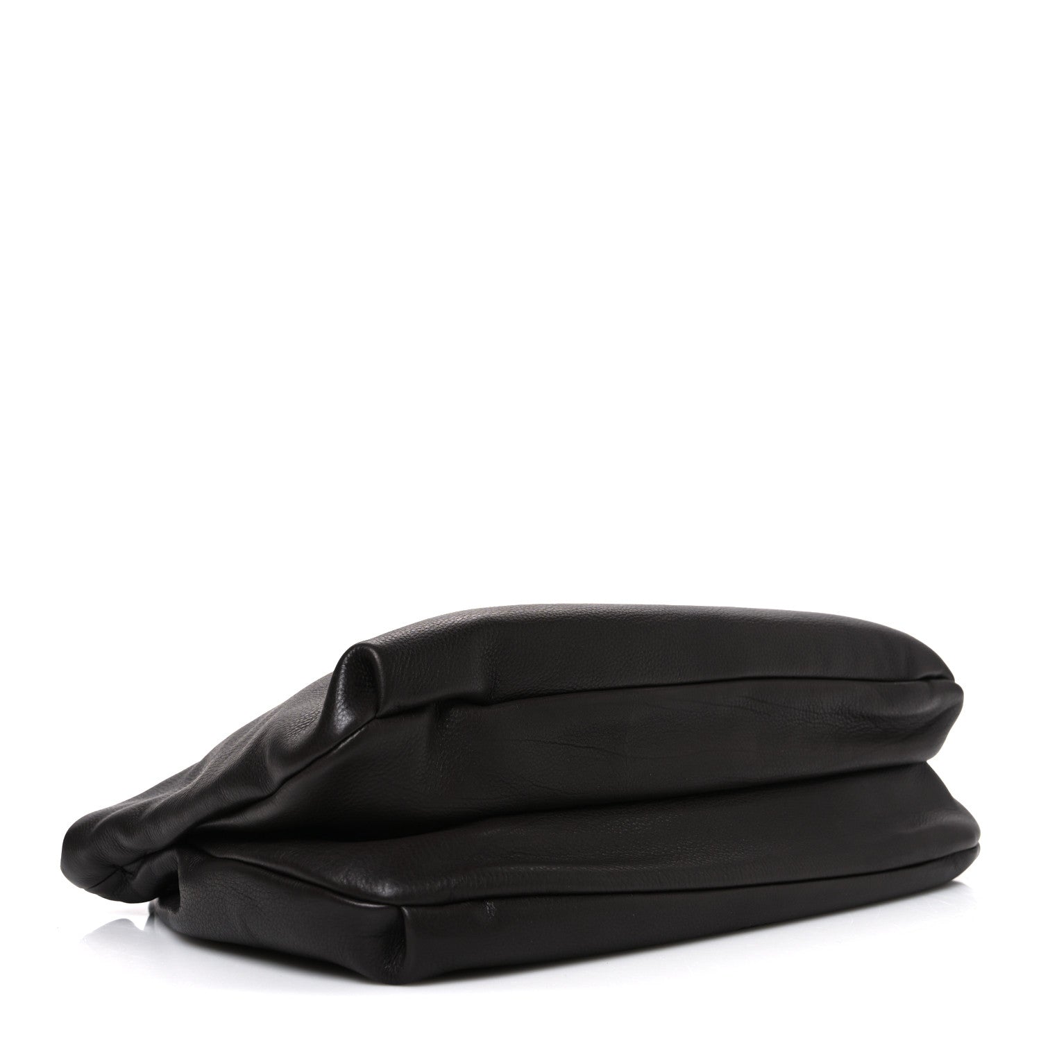 The Row Grained Calfskin Bourse Clutch Dark Brown 4 of 9