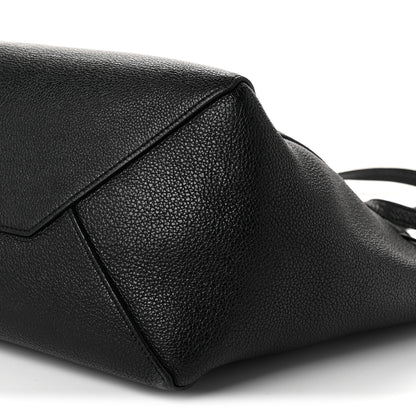 Celine Soft Grained Calfskin Small Belt Cabas Phantom Black 20 of 21