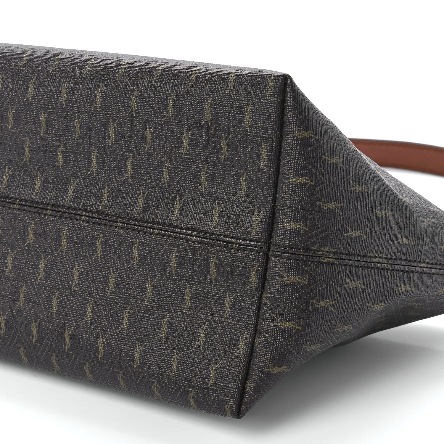 Saint Laurent Canvas Smooth Calfskin Le Monogramme Crossbody Bag Chestnut 12 of 12