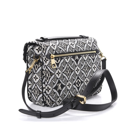 Louis Vuitton Jacquard Since 1854 Pochette Metis Grey 2 of 8