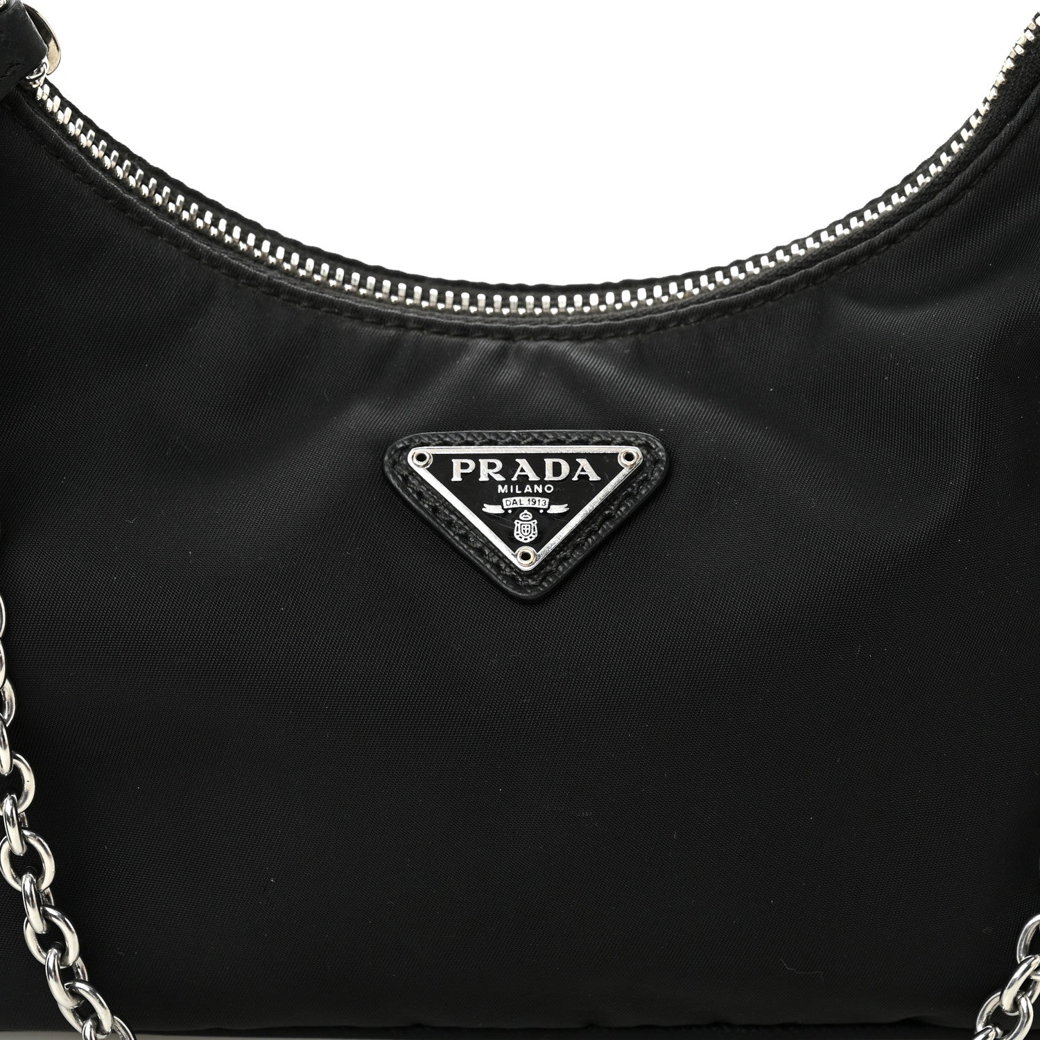 Prada Nylon Re-Edition 2005 Shoulder Bag Black 9 of 12