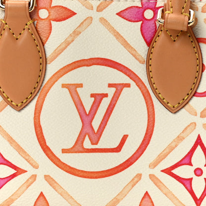Louis Vuitton Monogram Tiles By The Pool OnTheGo East West Coral 7 of 12