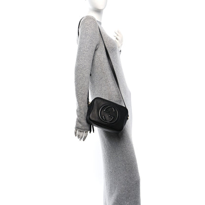 Gucci Pebbled Calfskin Small Soho Disco Bag Black 3 of 13