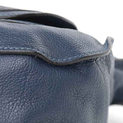 Chloe Calfskin Large Marcie Satchel Blue 6 of 20