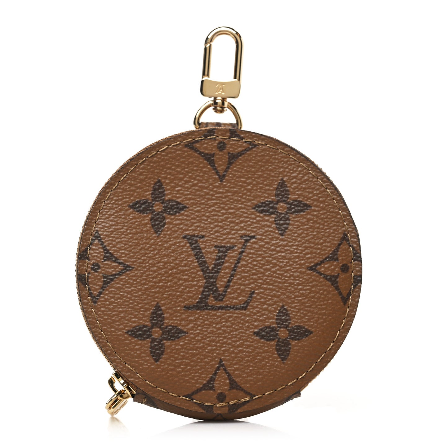 Reverse Monogram Bandouliere Round Coin Purse