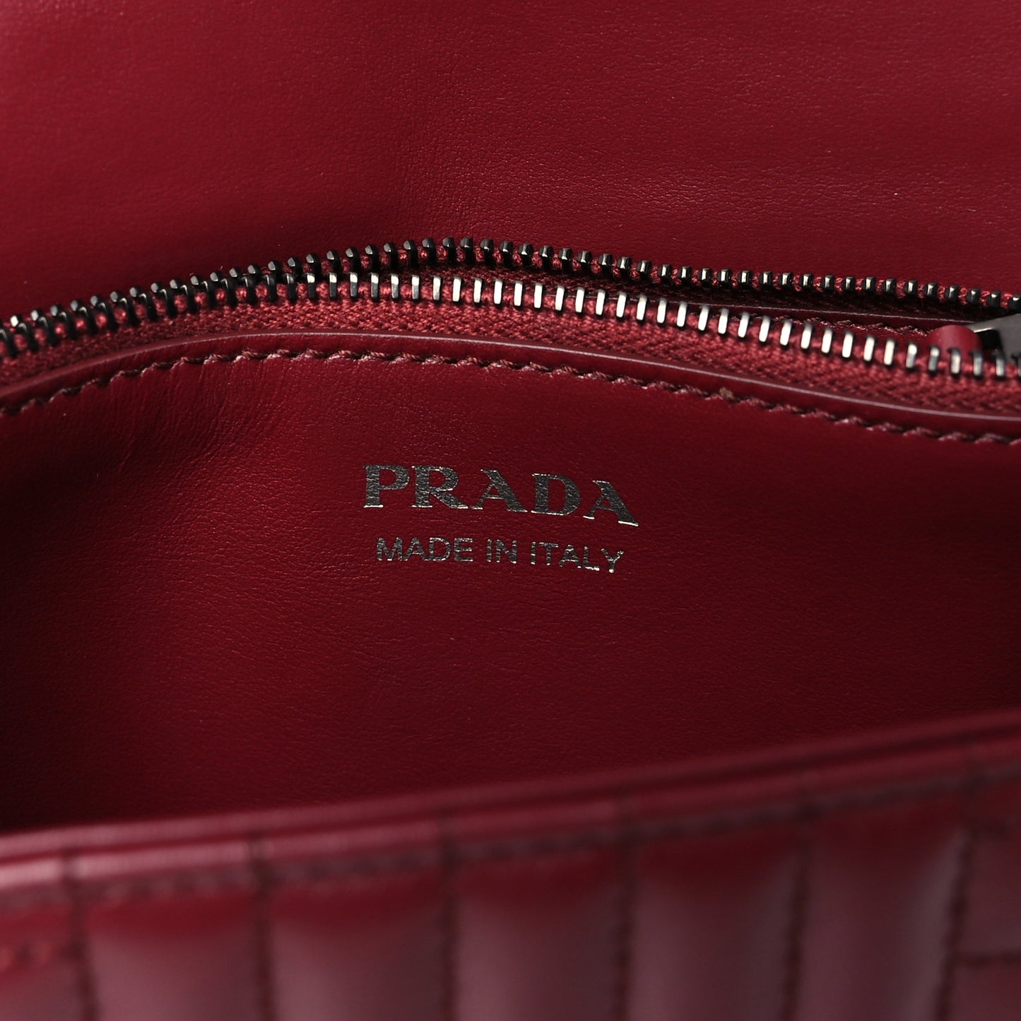 Soft Calfskin Impunture Diagramme Medium Chain Flap Shoulder Bag Cerise