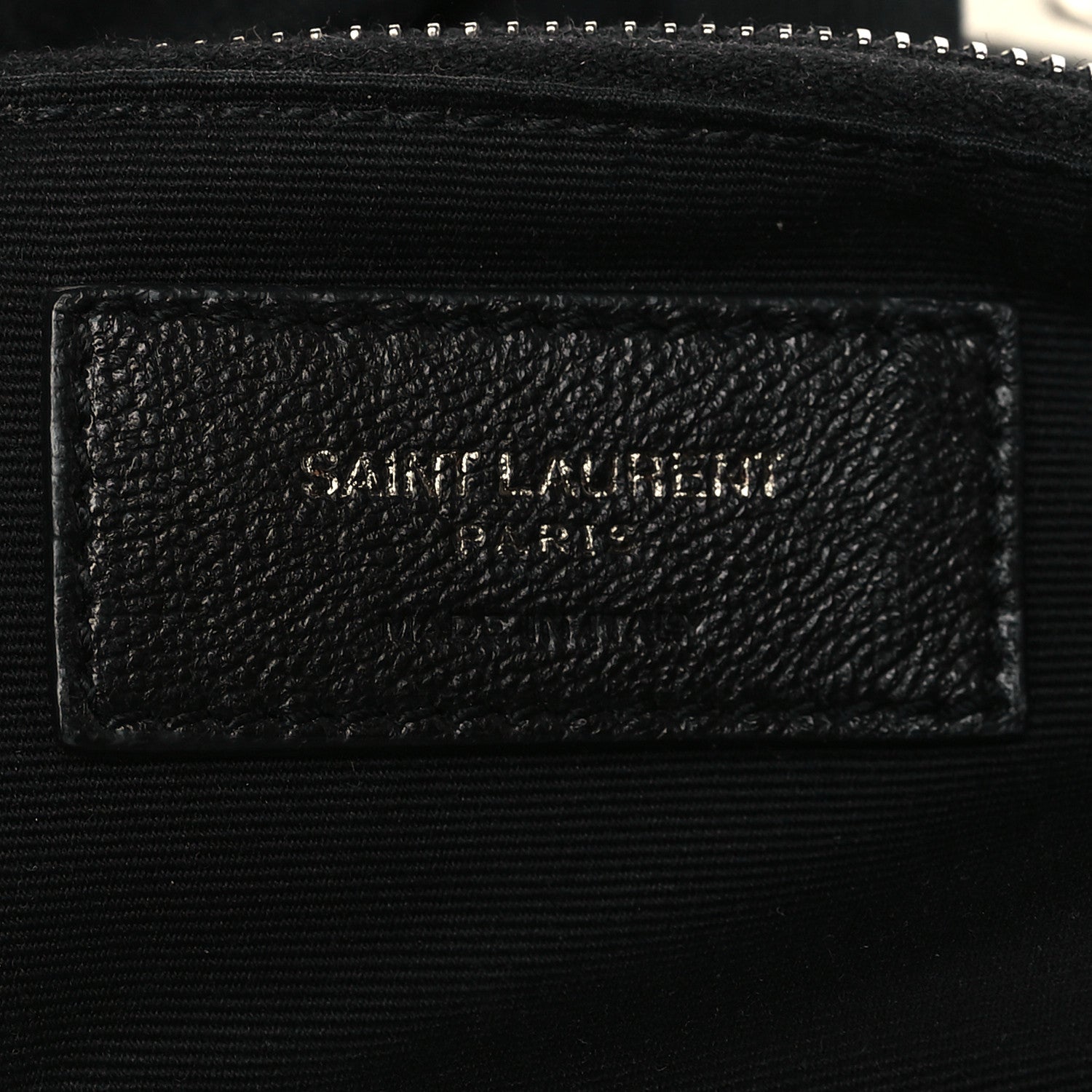 Saint Laurent Vintage Lambskin Chevron Monogram Large Nolita Crema Soft 6 of 11