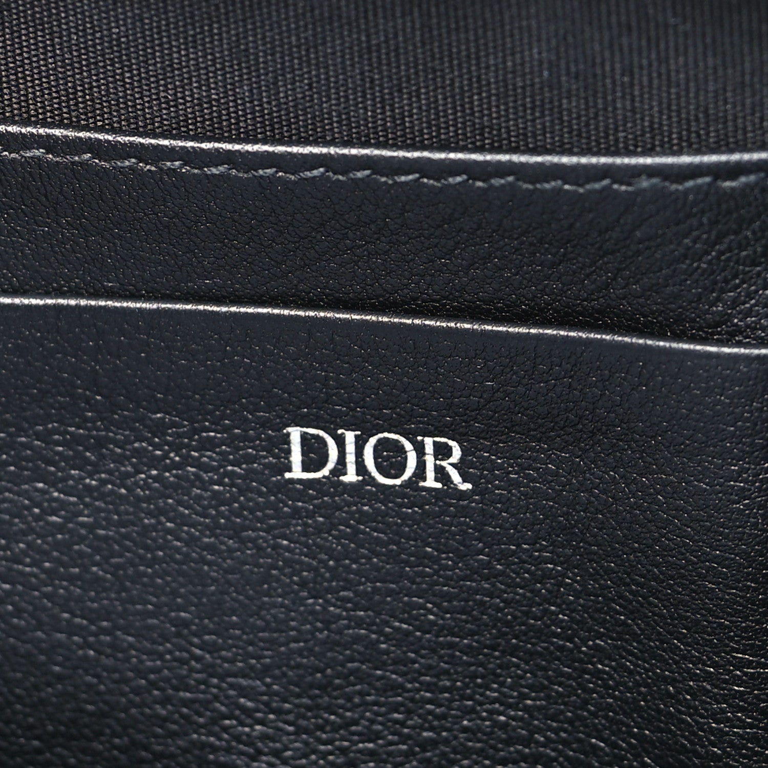 Christian Dior Oblique Pouch Navy Blue 7 of 10