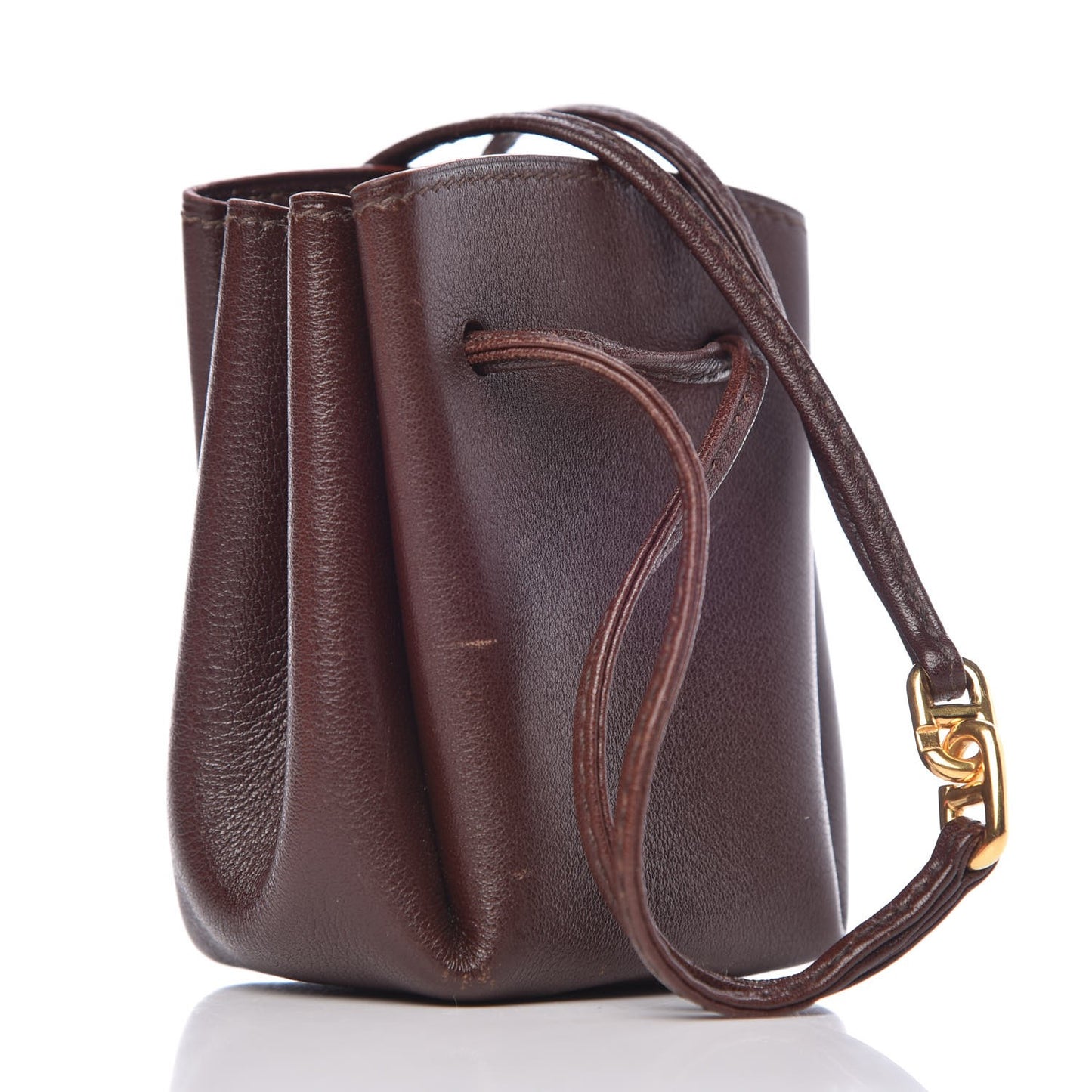 Veau Gulliver Vespa Pouch Havane