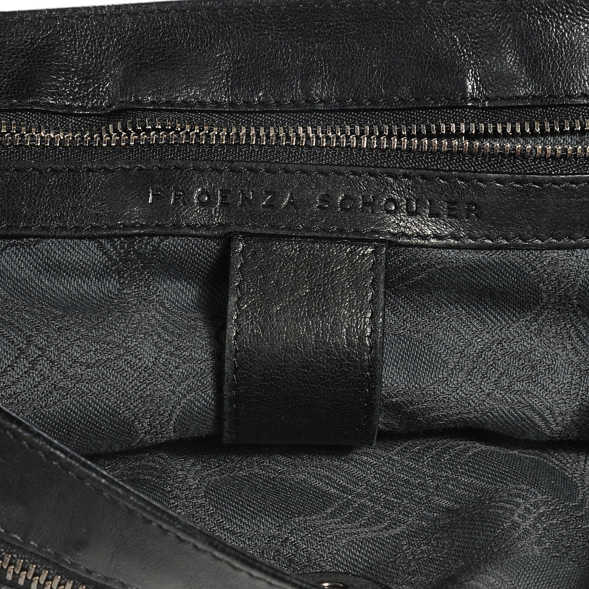 Proenza Schouler Lambskin PS1 Medium Satchel Black 6 of 8