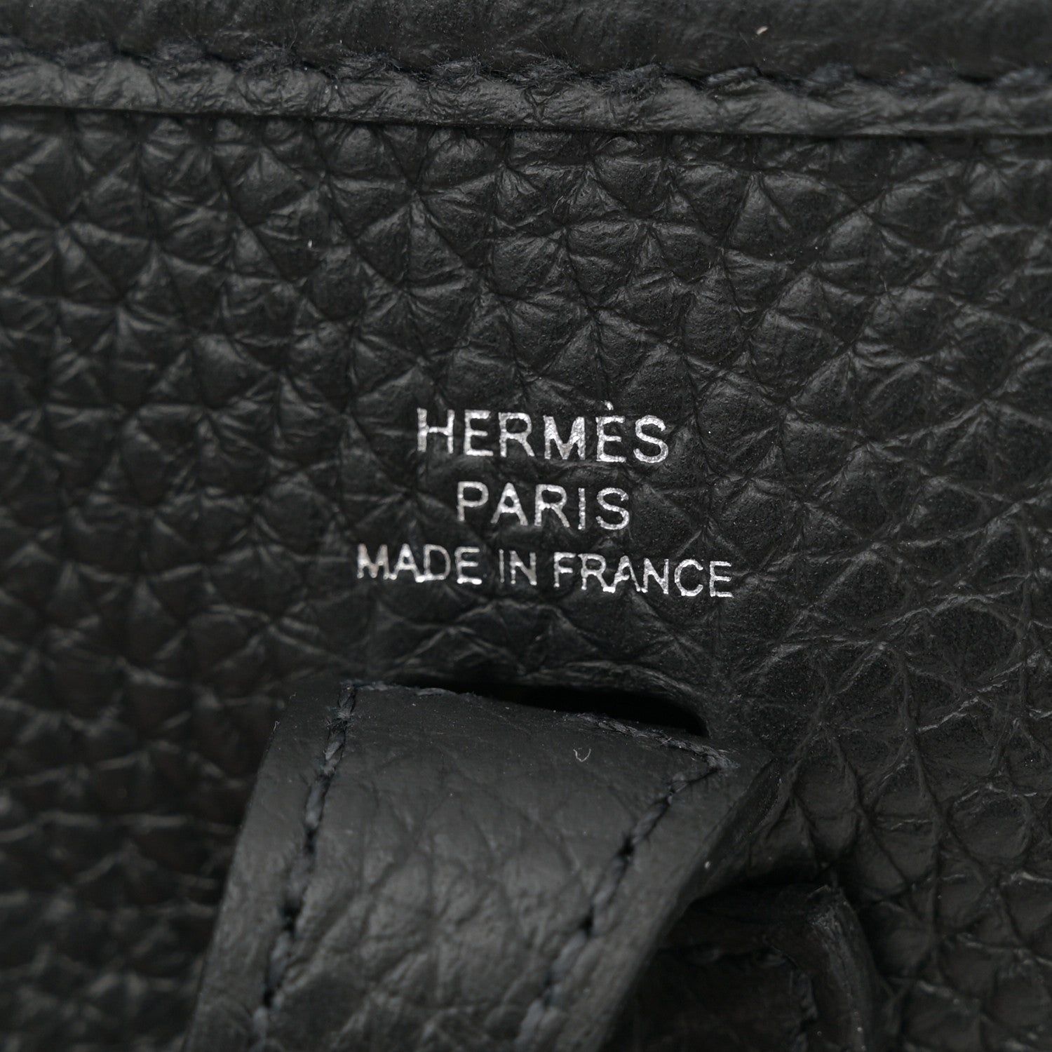 Hermes Taurillon Clemence Evelyne TPM Black 6 of 11