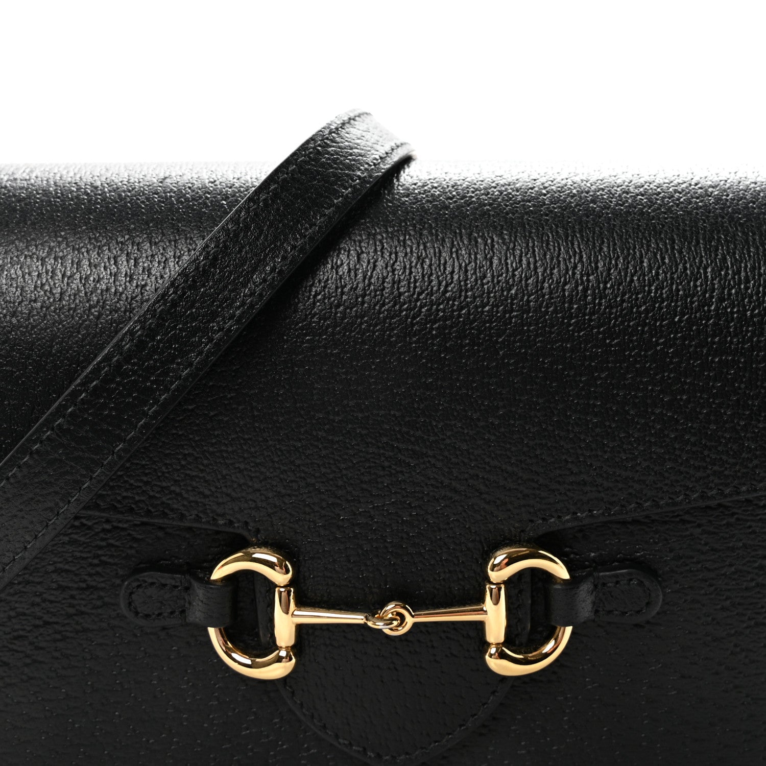 Gucci Calfskin Horsebit 1955 Shoulder Bag Black 6 of 9