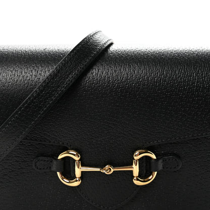 Gucci Calfskin Horsebit 1955 Shoulder Bag Black 6 of 9