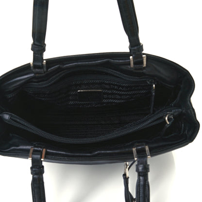 Prada Vitello Daino Shopping Tote Black 4 of 9