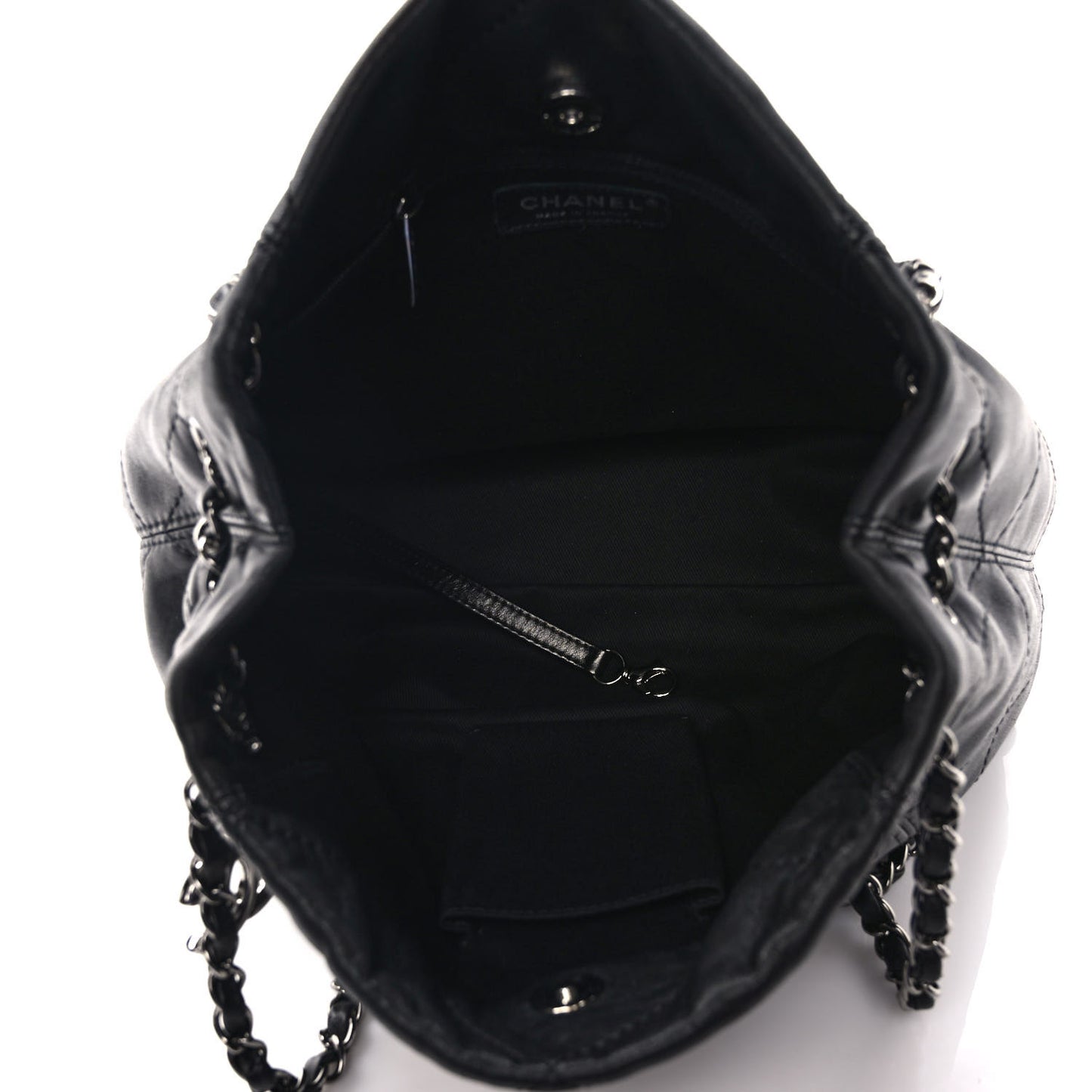Lambskin Quilted Small Soft Touch Shoulder Bag Black