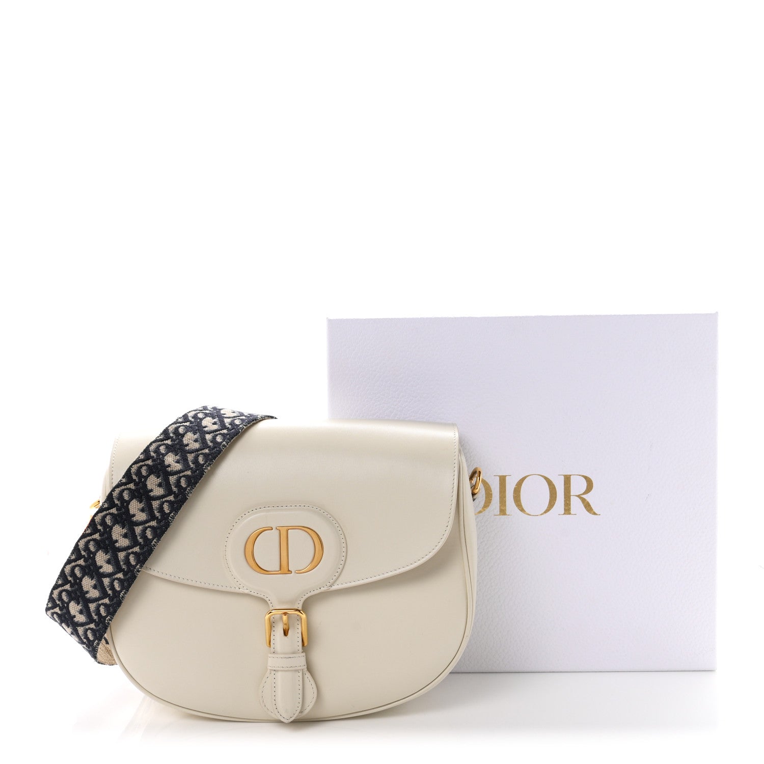 Christian Dior Box Calfskin Large Bobby Flap White 11 of 11