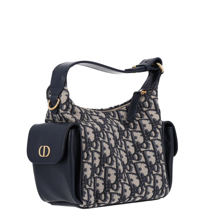Christian Dior Oblique Jacquard Smooth Calfskin Mini D-Dream Blue 3 of 10