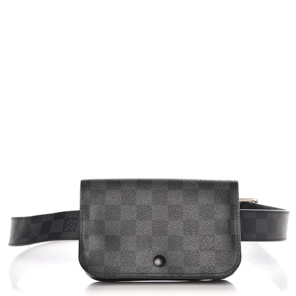 Louis Vuitton Damier Graphite Pouch Belt 90 36 1 of 11